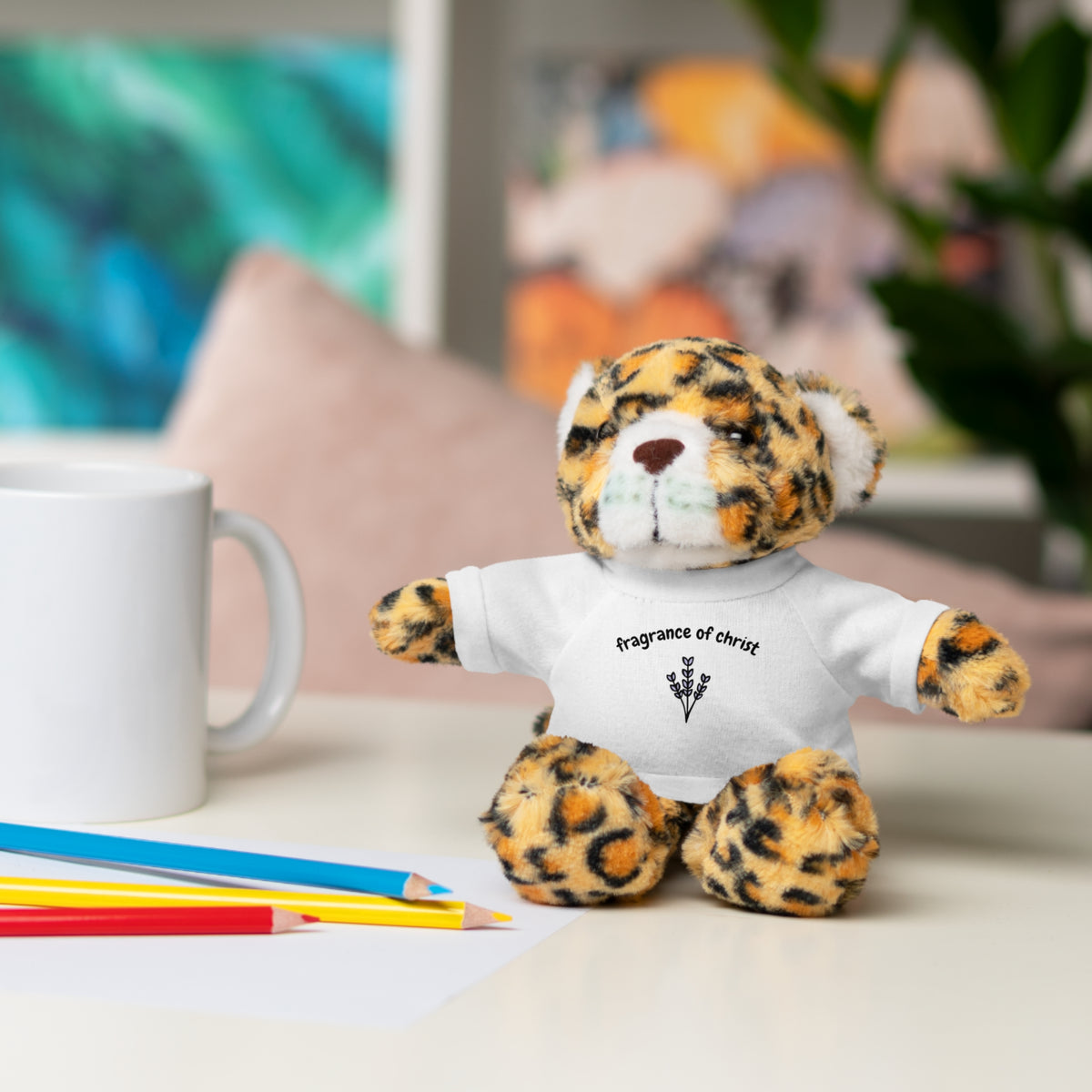 Lavender "Fragrance of Christ" Plush Bear with Tee