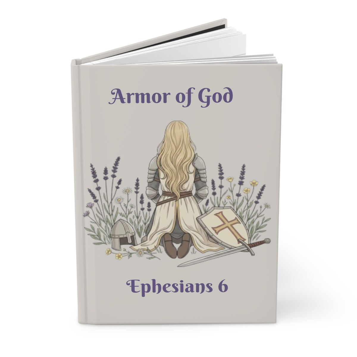 Armor of God Hardcover Journal — Ephesians 6 Christian Prayer Notebook