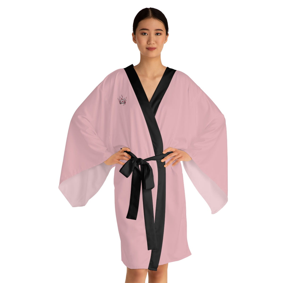 Pink "For Such A Time As This" Esther Crown Kimono Robe