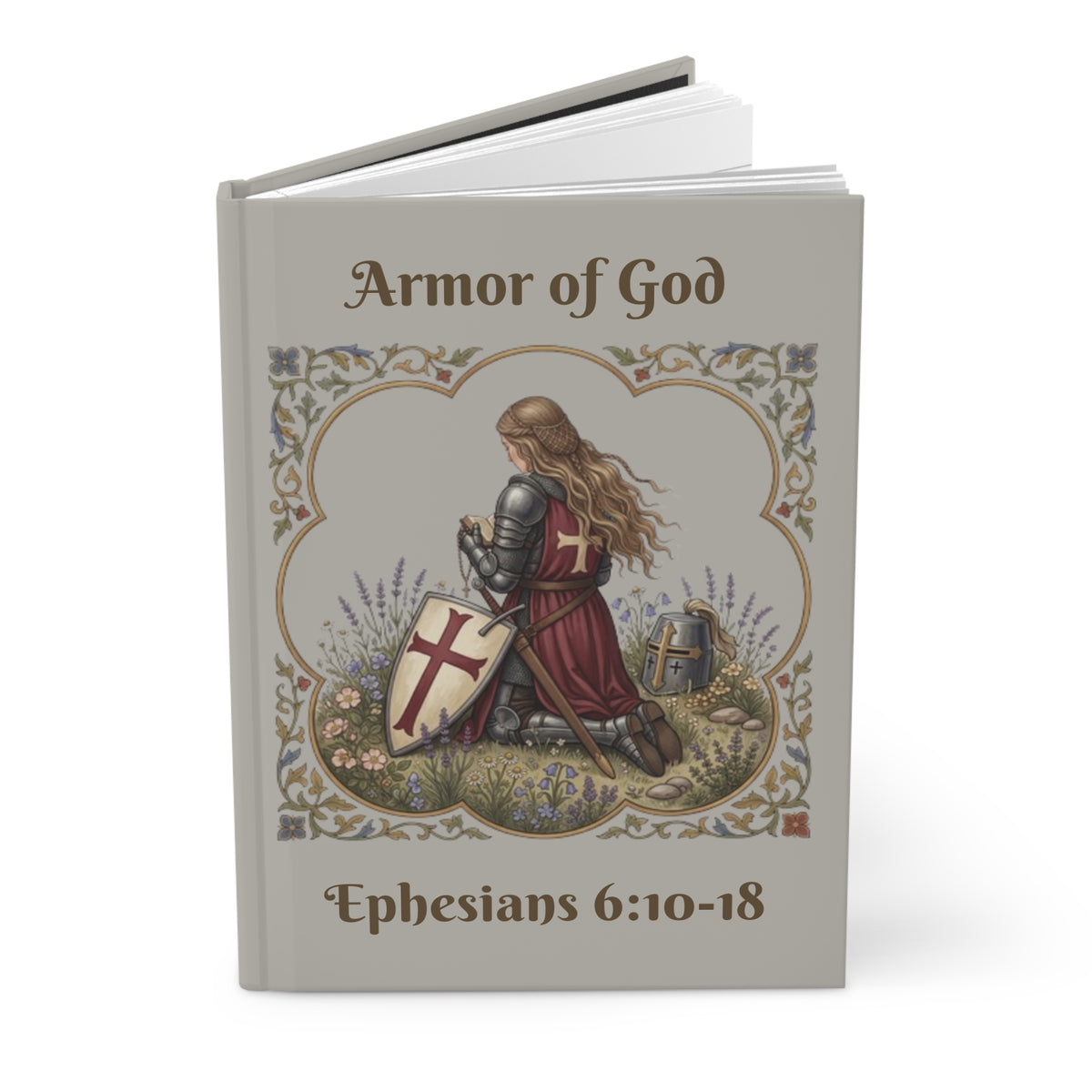 Armor of God Hardcover Journal — Ephesians 6:10-18 Lined Prayer & Devotional Notebook