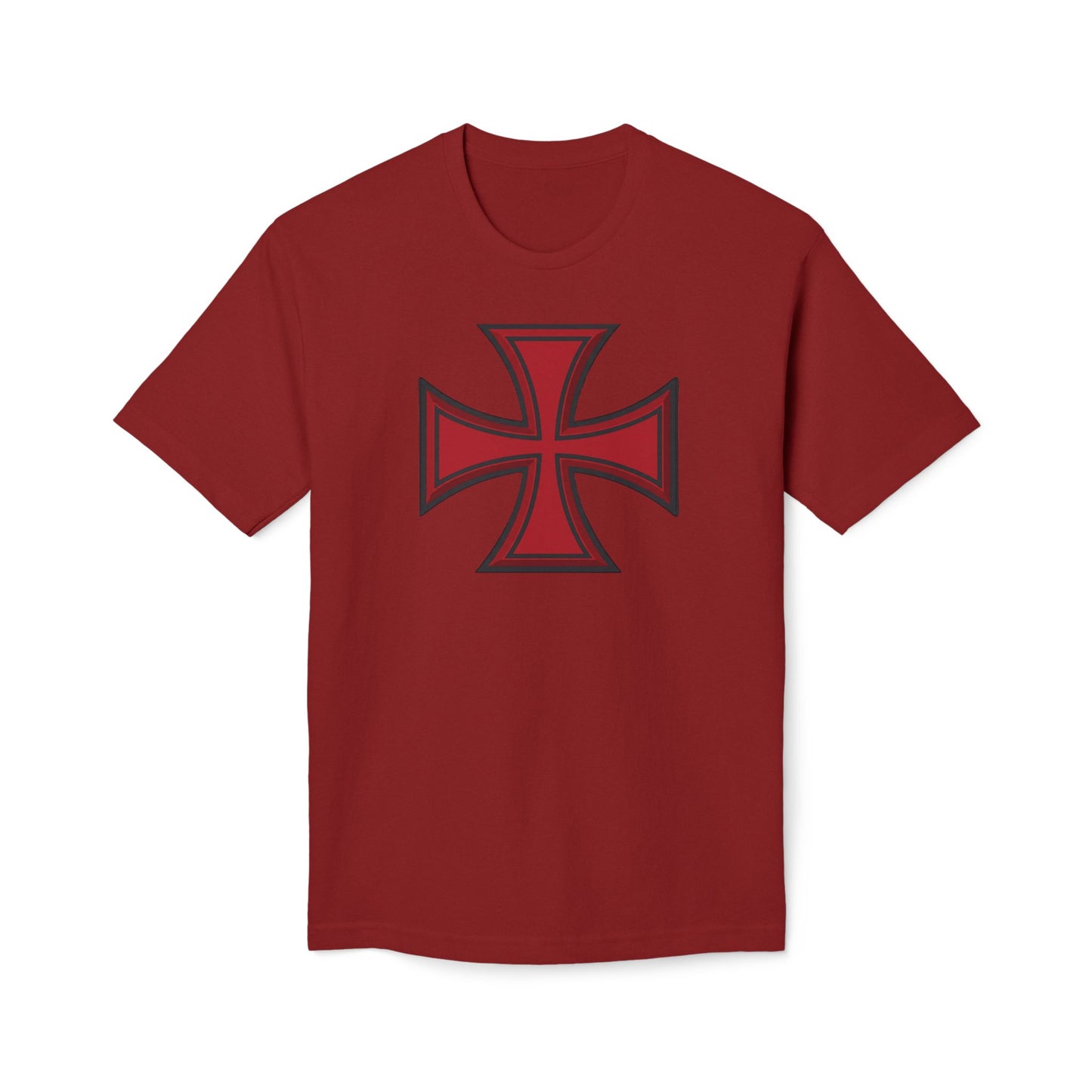 Crusader Cross T-Shirt — "I Stand for the Flag and Kneel for the Cross" Patriotic Knights Tee