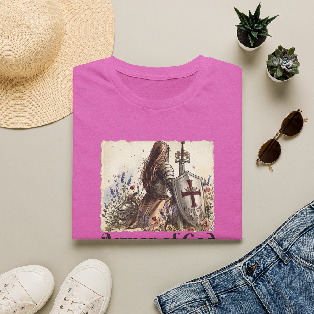 Armor of God T‑Shirt — Christian Faith Warrior Tee