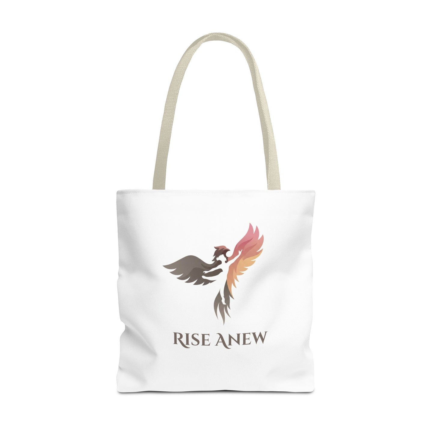 Phoenix Rise Anew Tote Bag — Inspirational Rebirth Canvas Tote