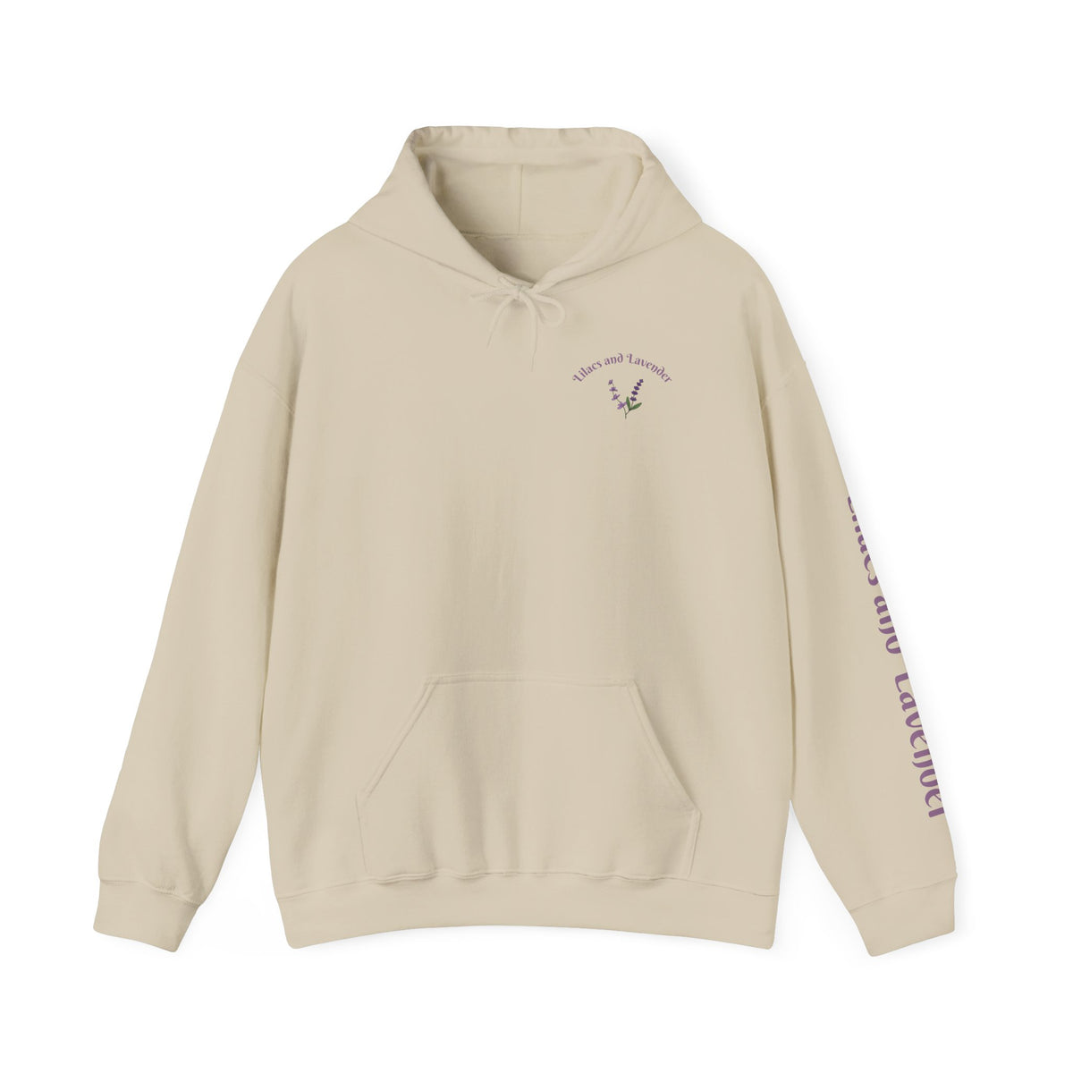 Lilacs and Lavender Floral Hoodie