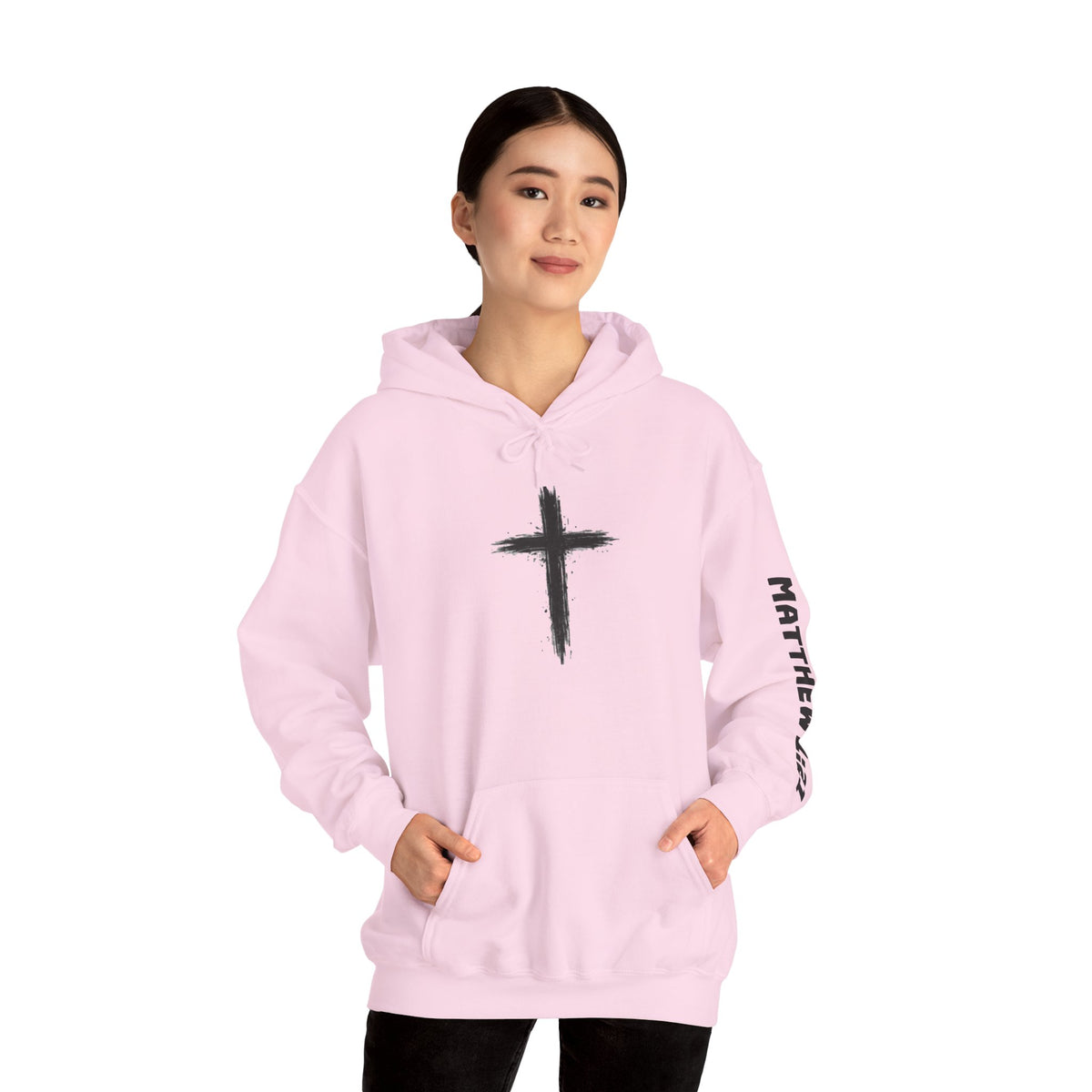 Yeshua Saves Christian Cross Hoodie