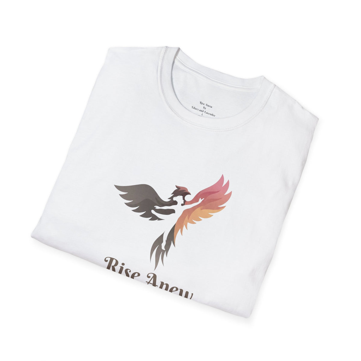 Phoenix Design T-Shirt — "Rise Anew" Inspirational Tee
