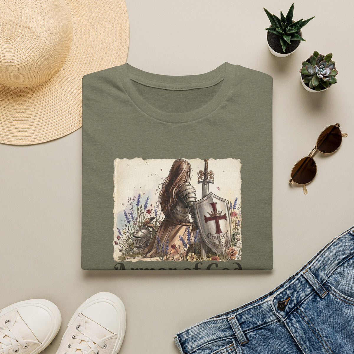 Armor of God T‑Shirt — Christian Faith Warrior Tee