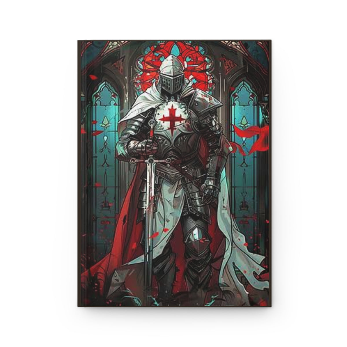 Knight Templar Hardcover Journal — Medieval Crusader Lined Notebook