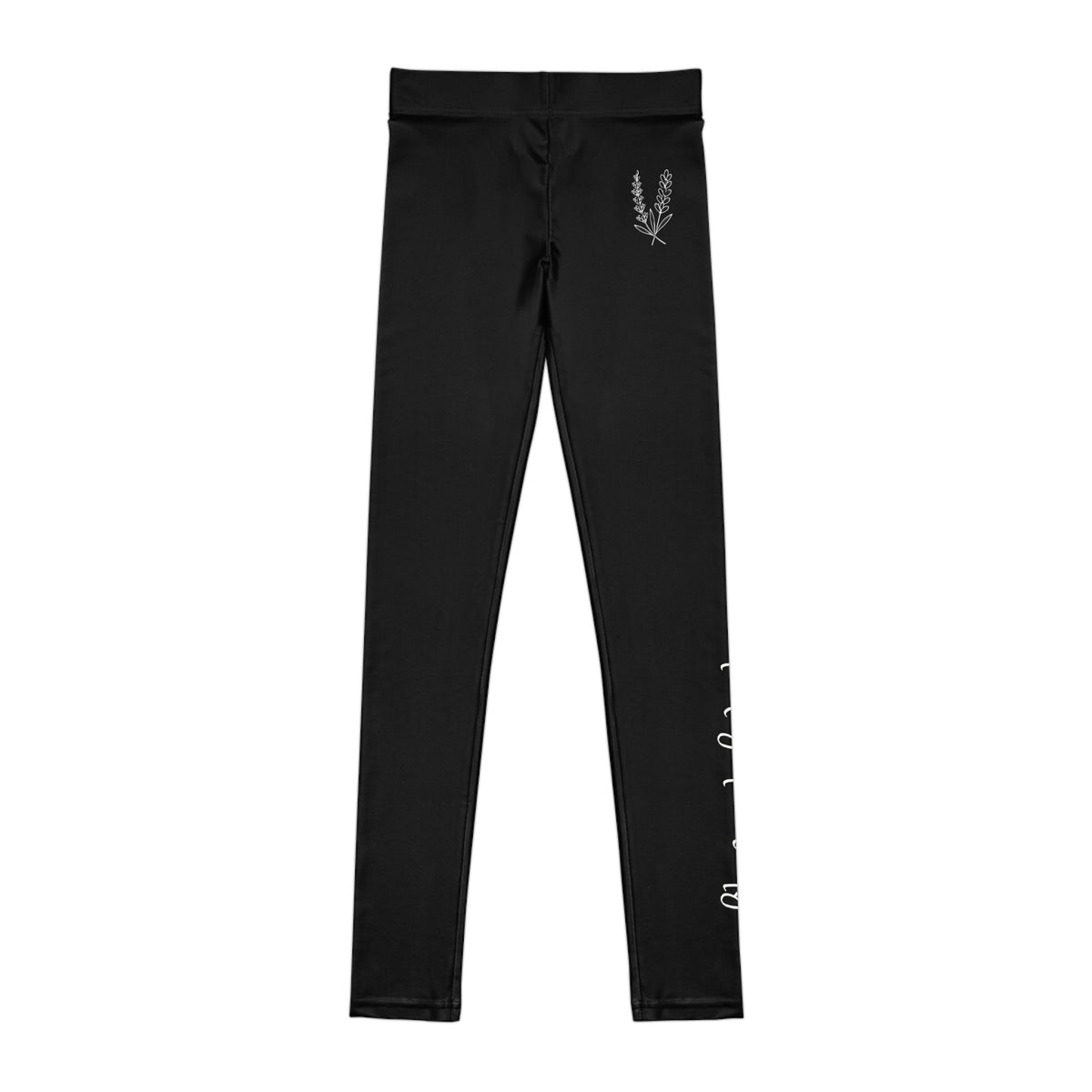 Youth Leggings — Lilacs and Lavender Athletic Tights