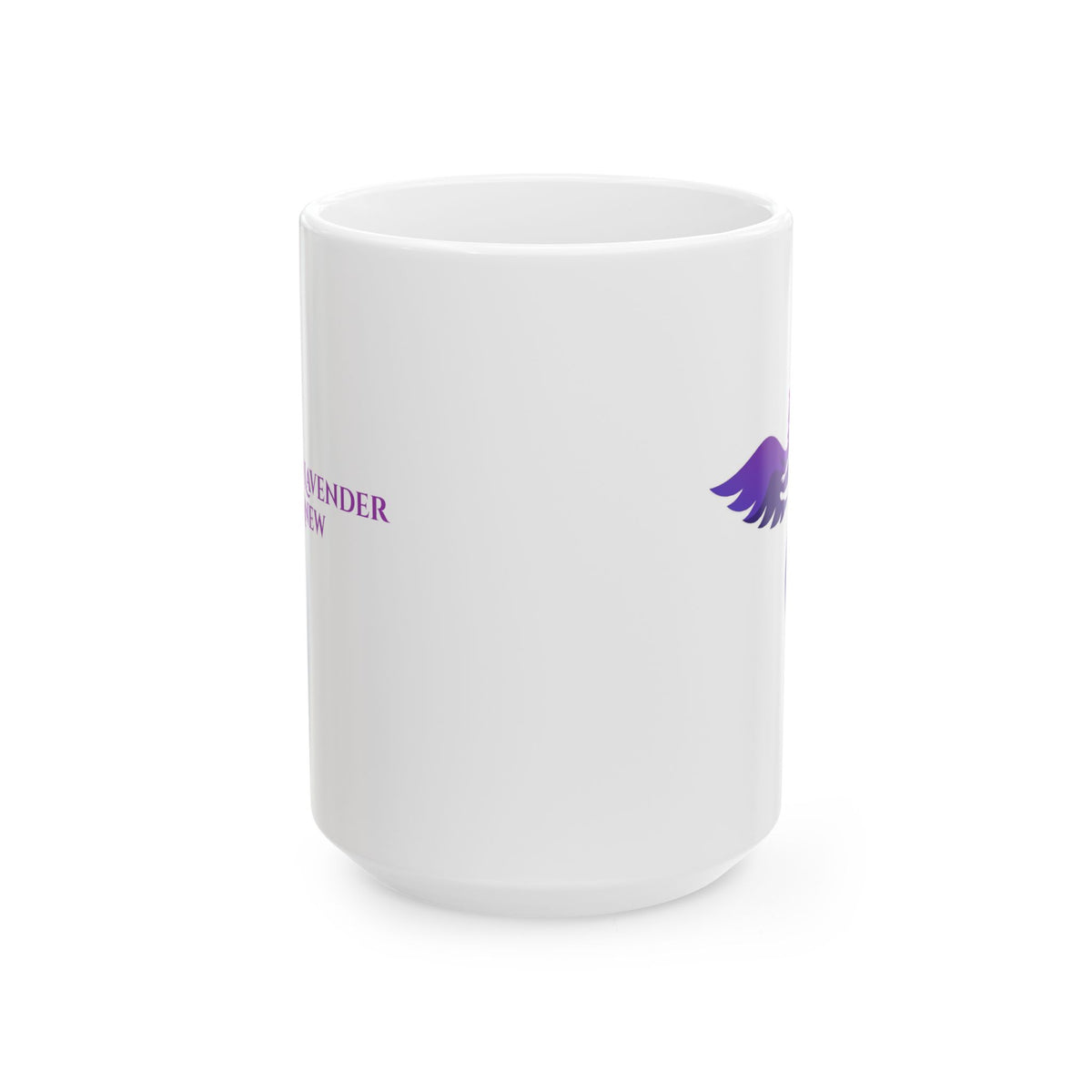 Rise Anew Original Program Ceramic Mug — Purple-Pink Wings Design (11oz, 15oz)