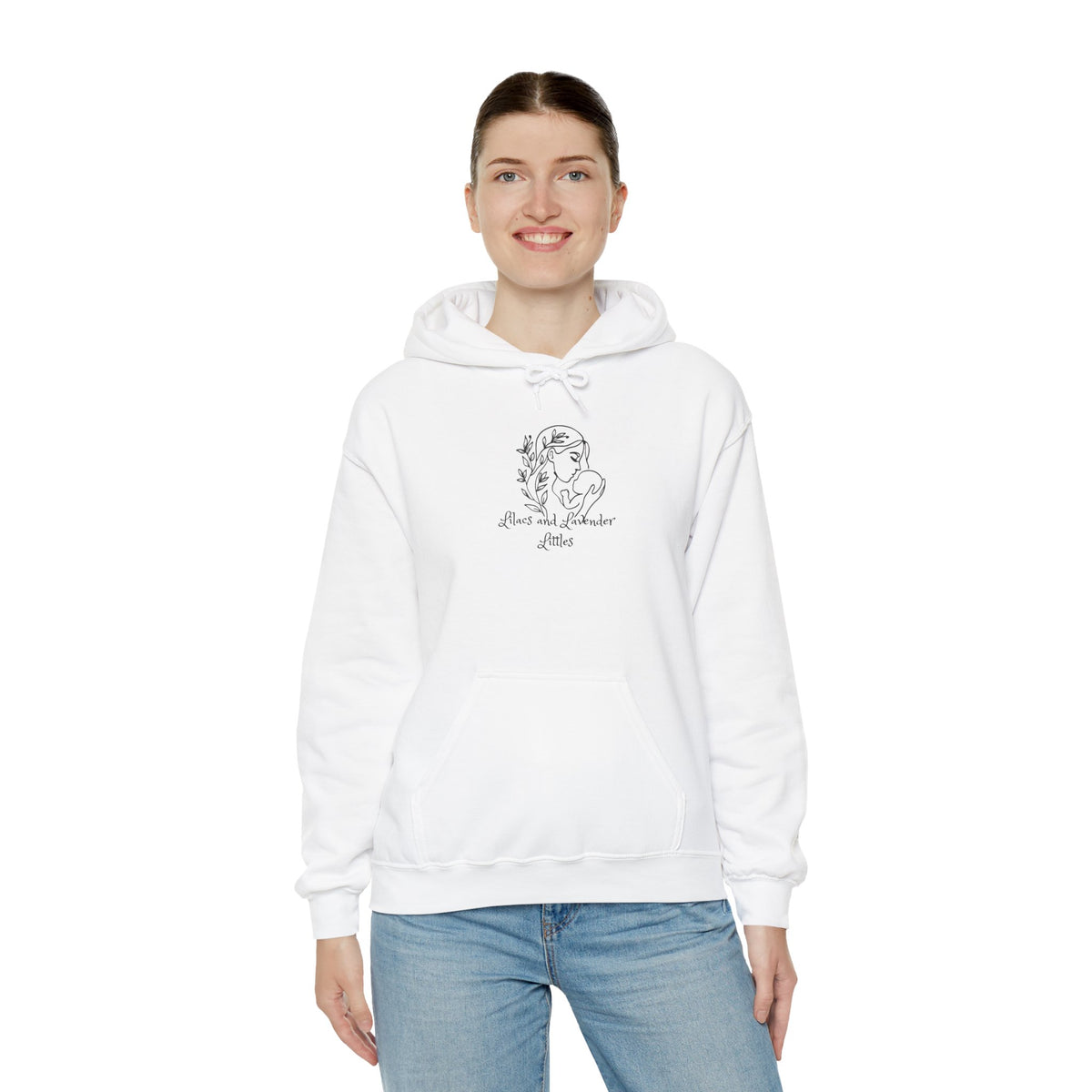 Lilacs and Lavender Littles Mother and Baby Graphic Sweatshirt