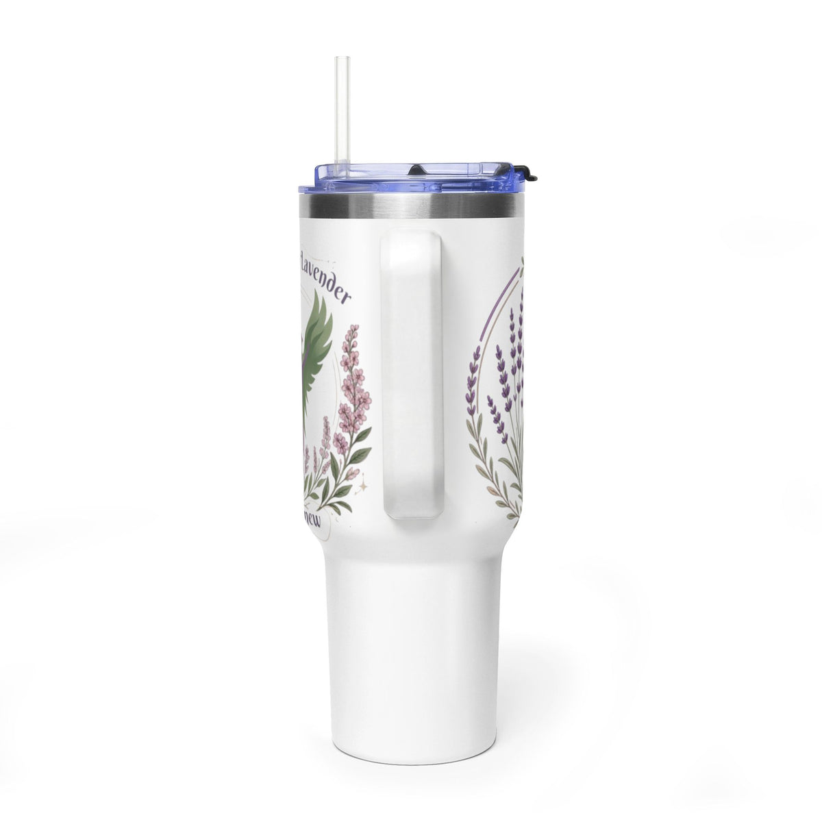 Copy of 40oz Vacuum Tumbler – White Insulated Travel Cup (Rise Anew Program Design)