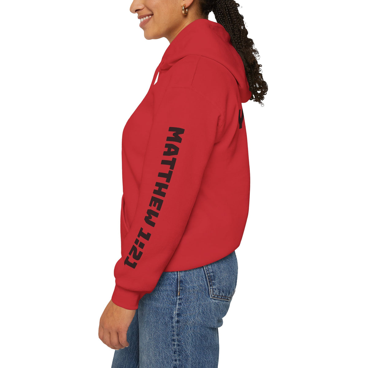 Yeshua Saves Christian Cross Hoodie