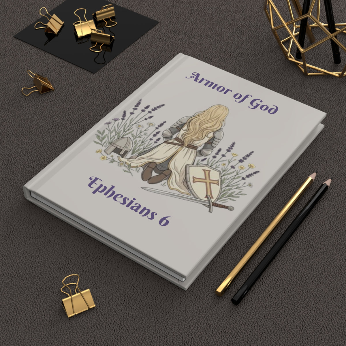 Armor of God Hardcover Journal — Ephesians 6 Christian Prayer Notebook