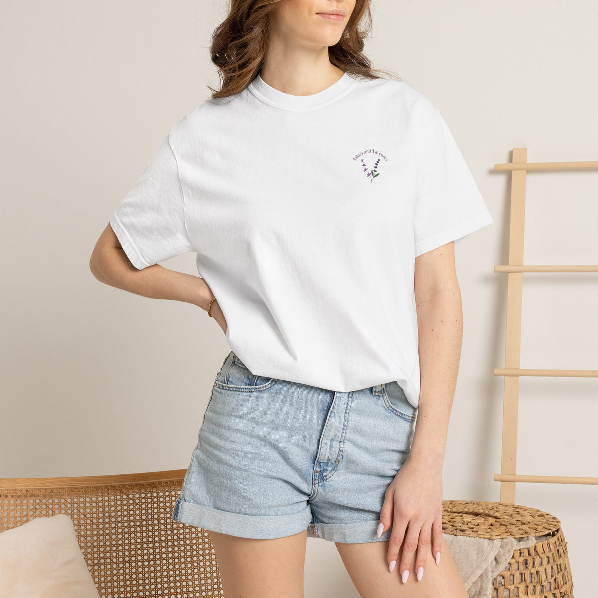 Lilacs and Lavender Floral T-Shirt
