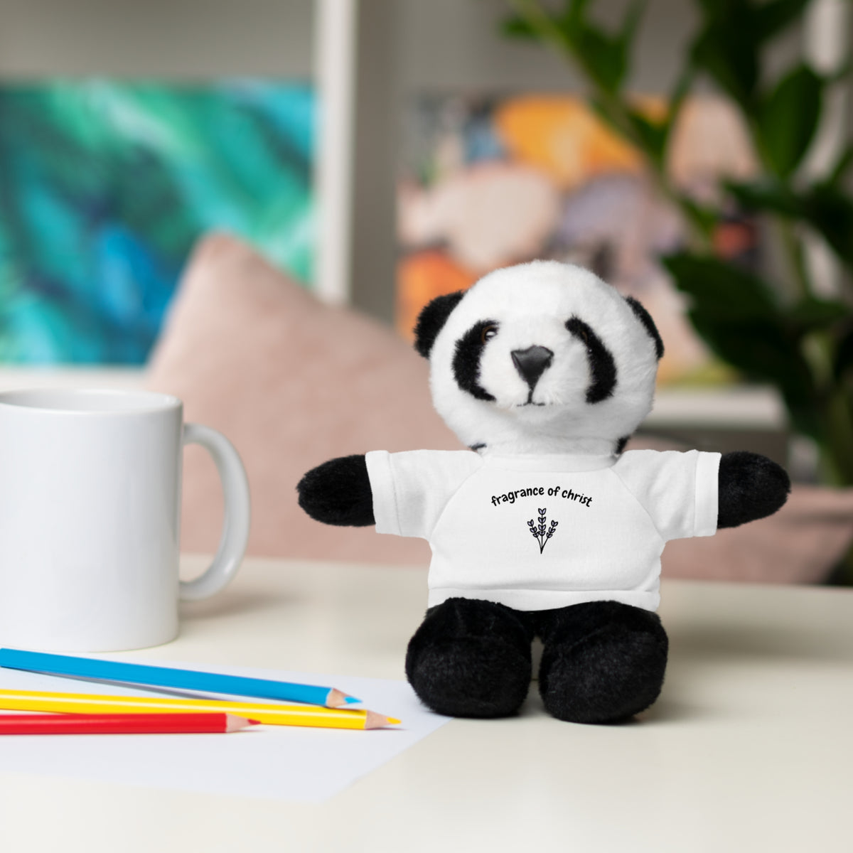 Lavender "Fragrance of Christ" Plush Bear with Tee