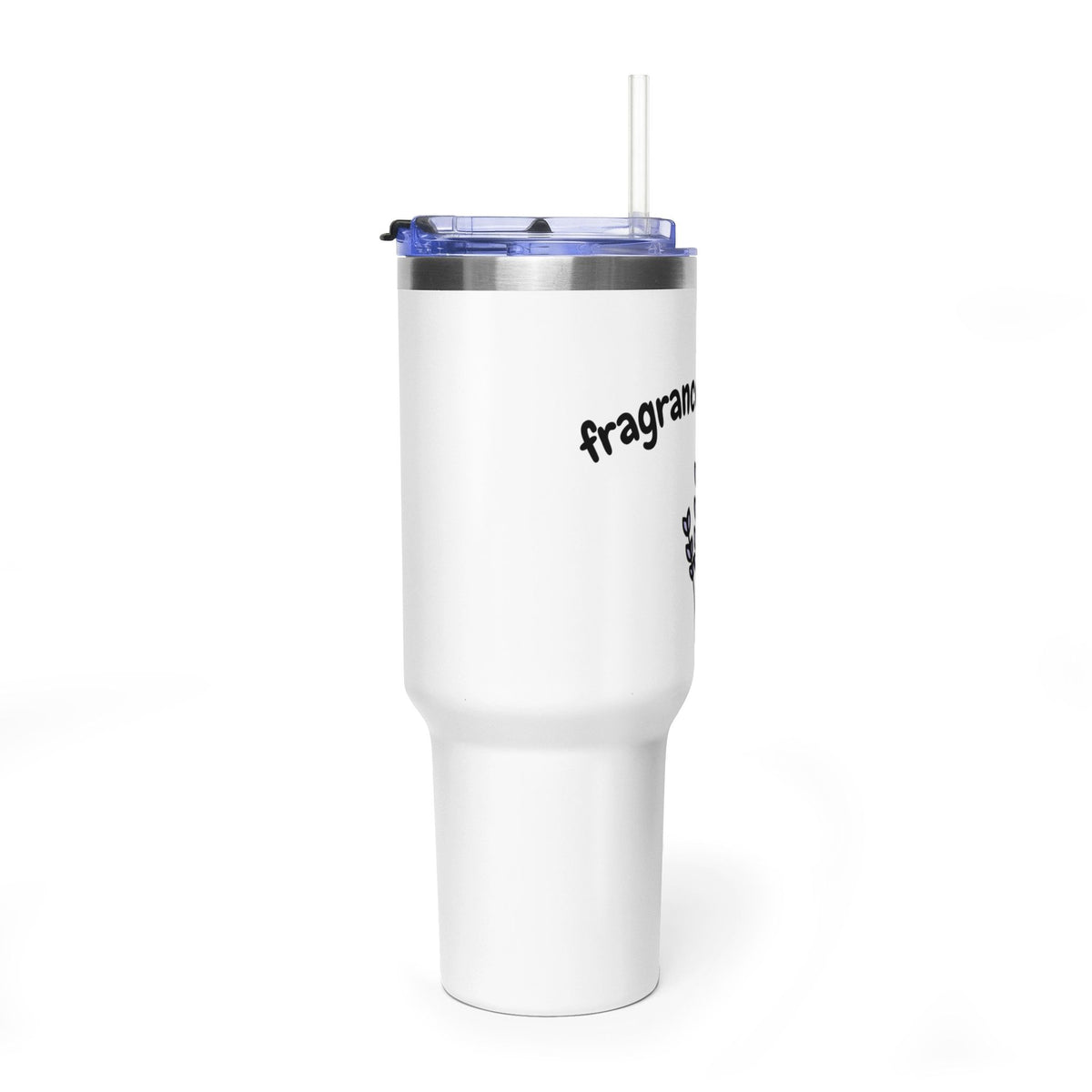 40oz Vacuum Tumbler – Fragrance of Christ Insulated Travel Mug with Straw (Custom Design)