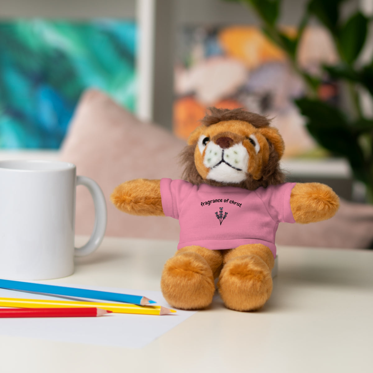 Lavender "Fragrance of Christ" Plush Bear with Tee