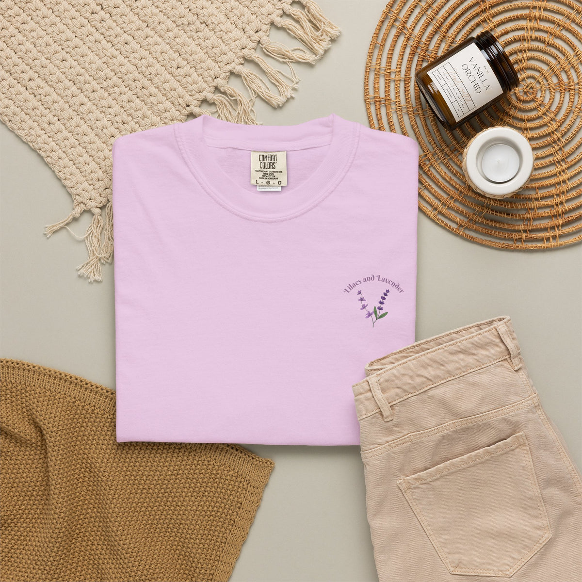 Lilacs and Lavender Floral T-Shirt