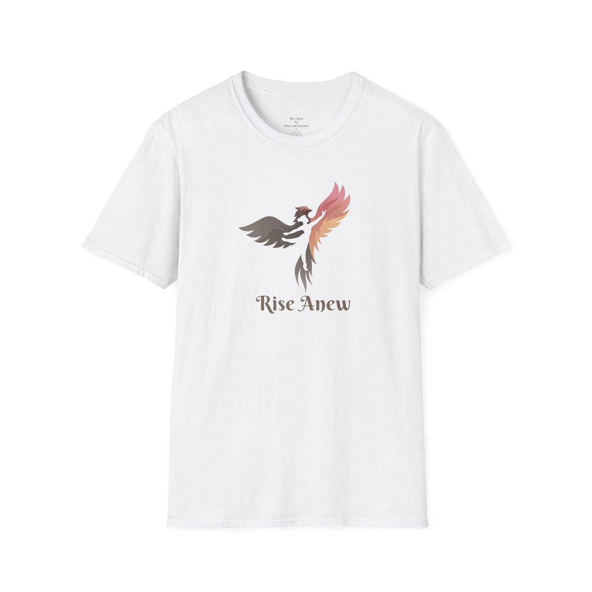 Phoenix Design T-Shirt — "Rise Anew" Inspirational Tee