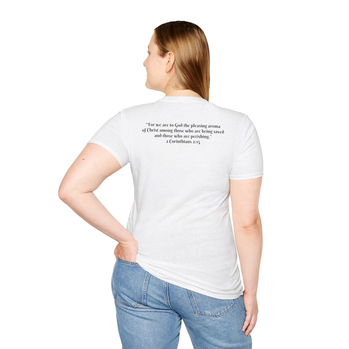 T-Shirt — "Fragrance of Christ" Floral Christian Tee