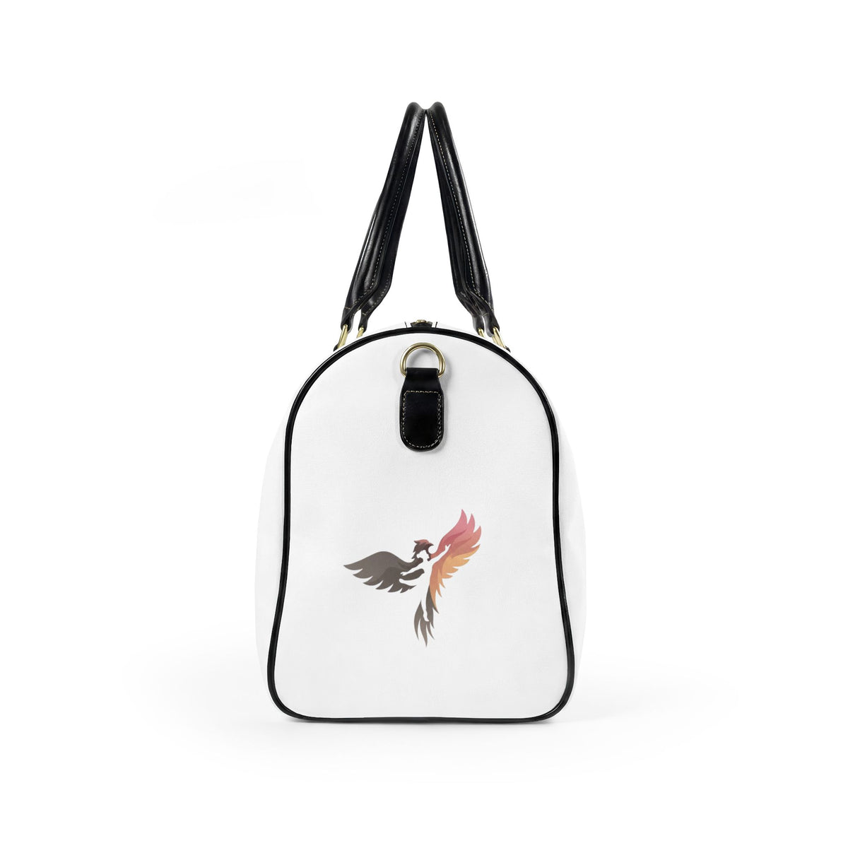 Rise Anew Faux Leather Travel Bag – Inspirational Phoenix Weekender Duffel