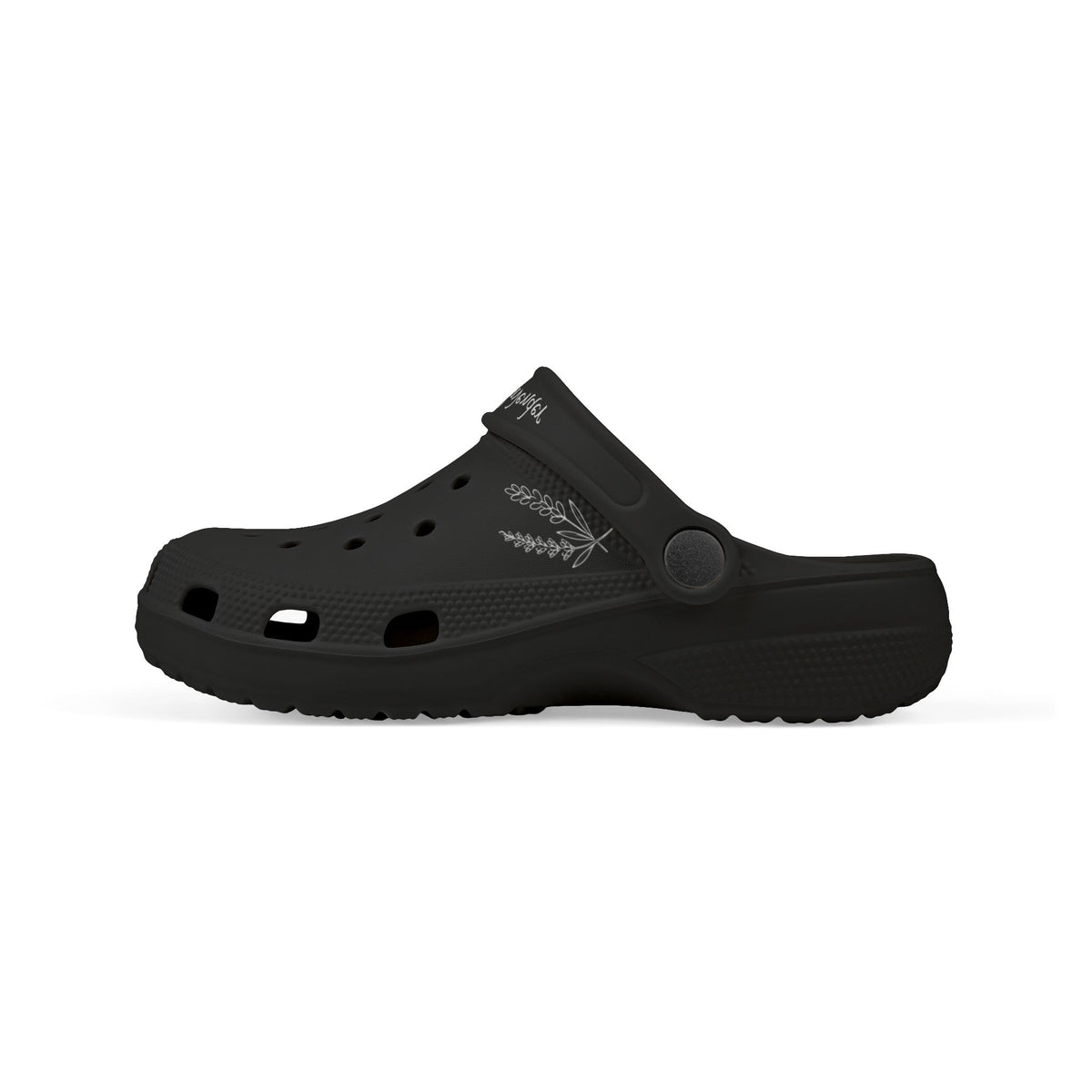 Kids Black EVA Foam Clogs — Lightweight Slip-On Sandals