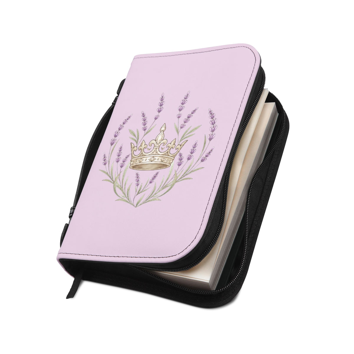 Lavender Crown Bible Cover with Esther 4:14 Scripture