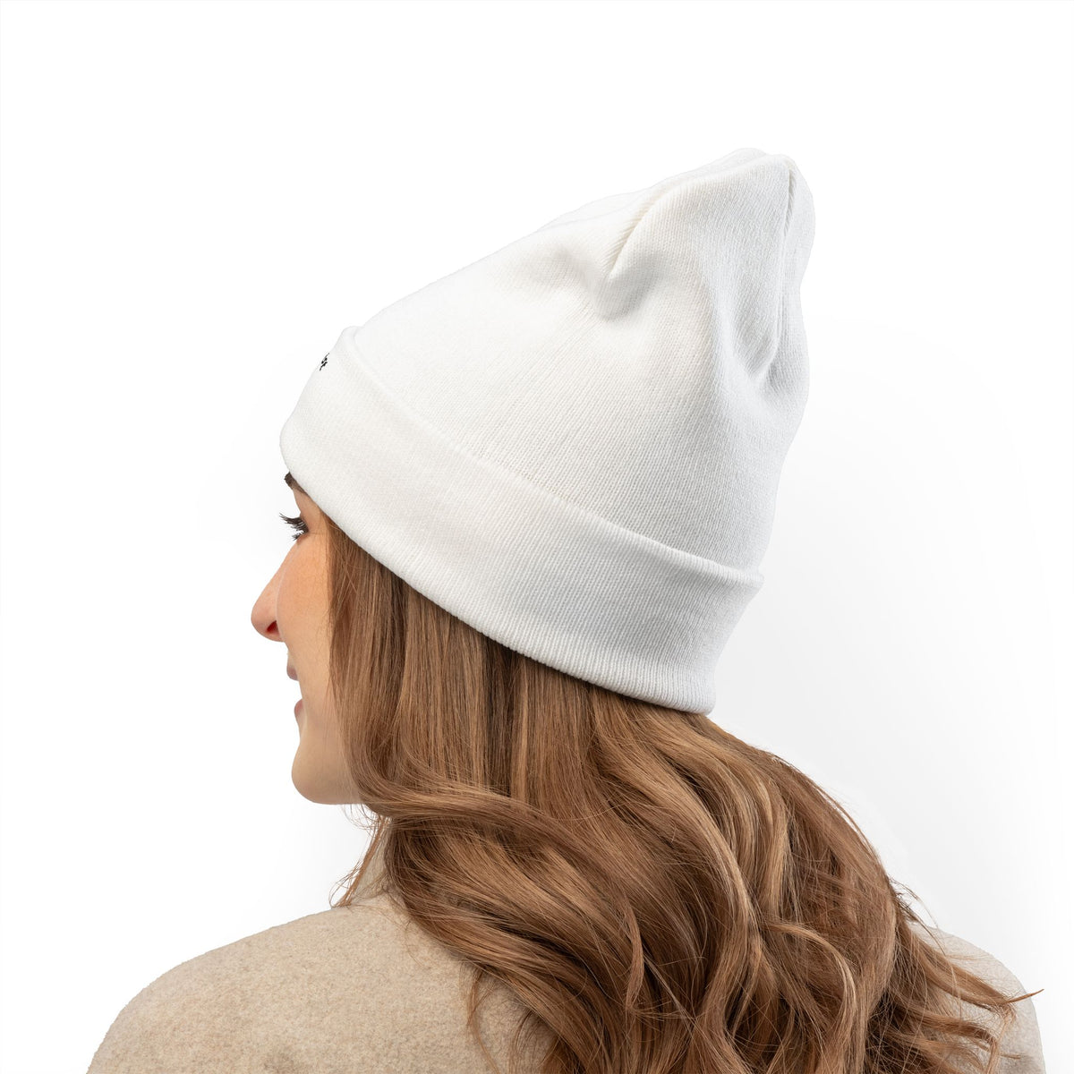 Embroidered 'Fragrance of Christ' Knit Beanie – Floral Faith Winter Hat