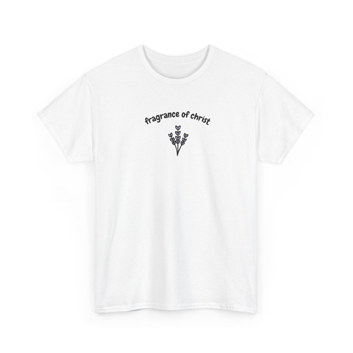 Faith Floral T‑Shirt — "Fragrance of Christ" Chest Print