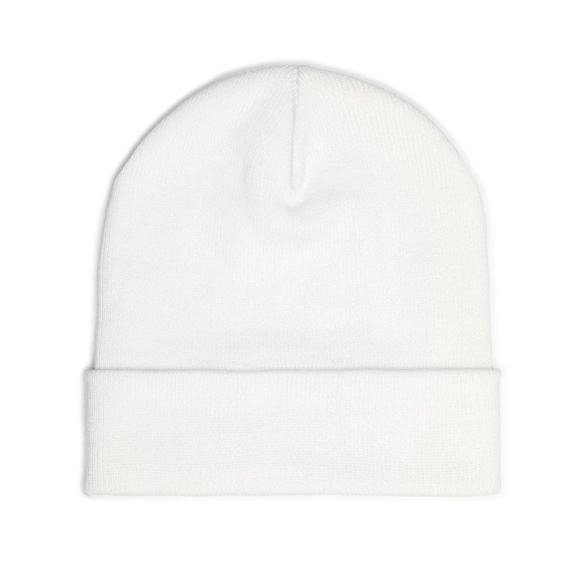 Embroidered Red Crusader Cross Knit Beanie - Gothic Streetwear Winter Hat
