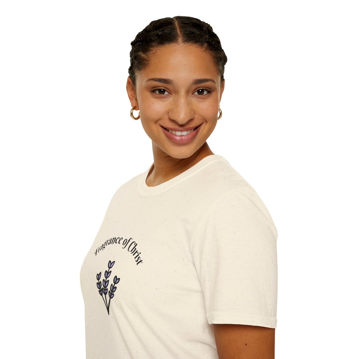 T-Shirt — "Fragrance of Christ" Floral Christian Tee