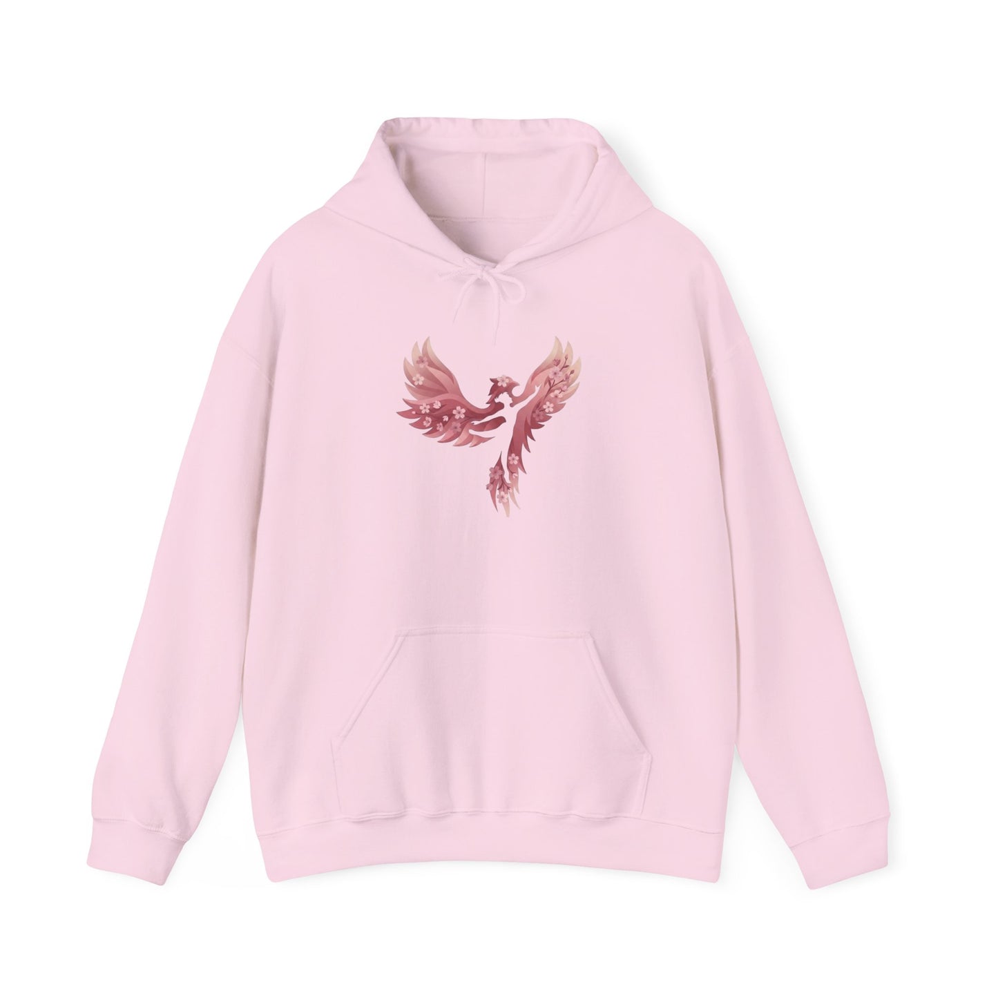 Rose Gold Phoenix Hoodie — Feminine Phoenix Bird Pullover