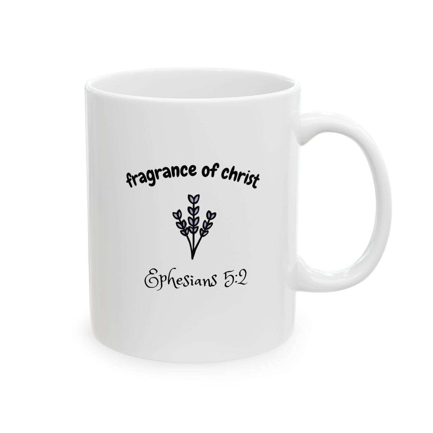 Inspirational Skull Coffee Mug — Fragrance of Christ Motivational Ceramic Mug (11oz & 15oz)