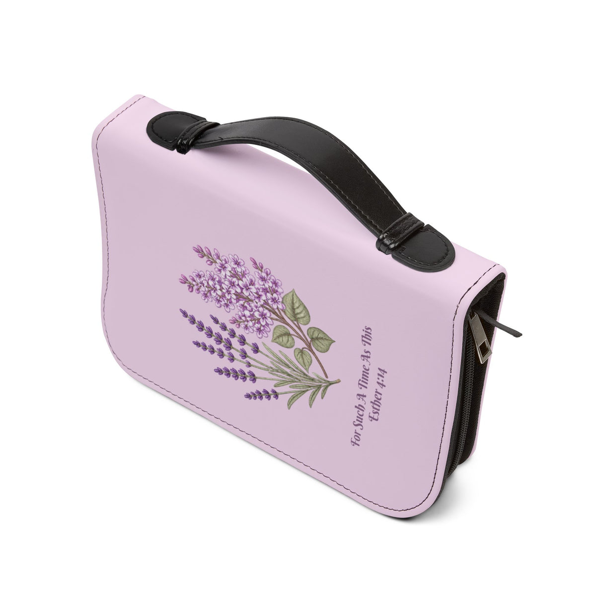 Lavender Crown Bible Cover with Esther 4:14 Scripture