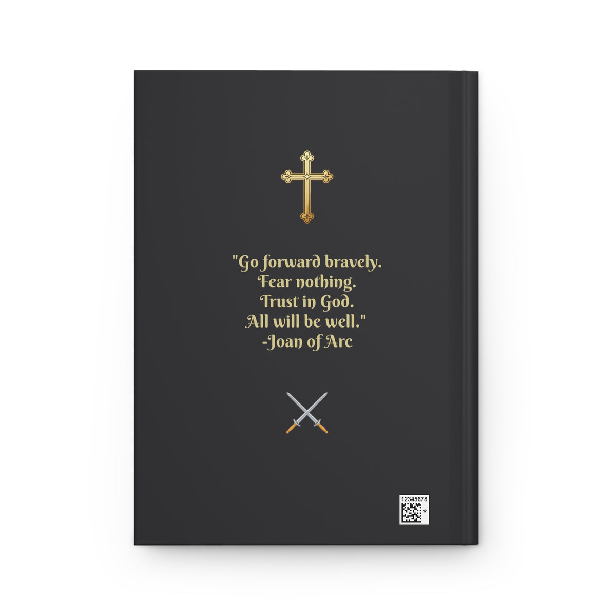 Joan of Arc Armor Hardcover Journal — Lined Inspirational Christian Notebook