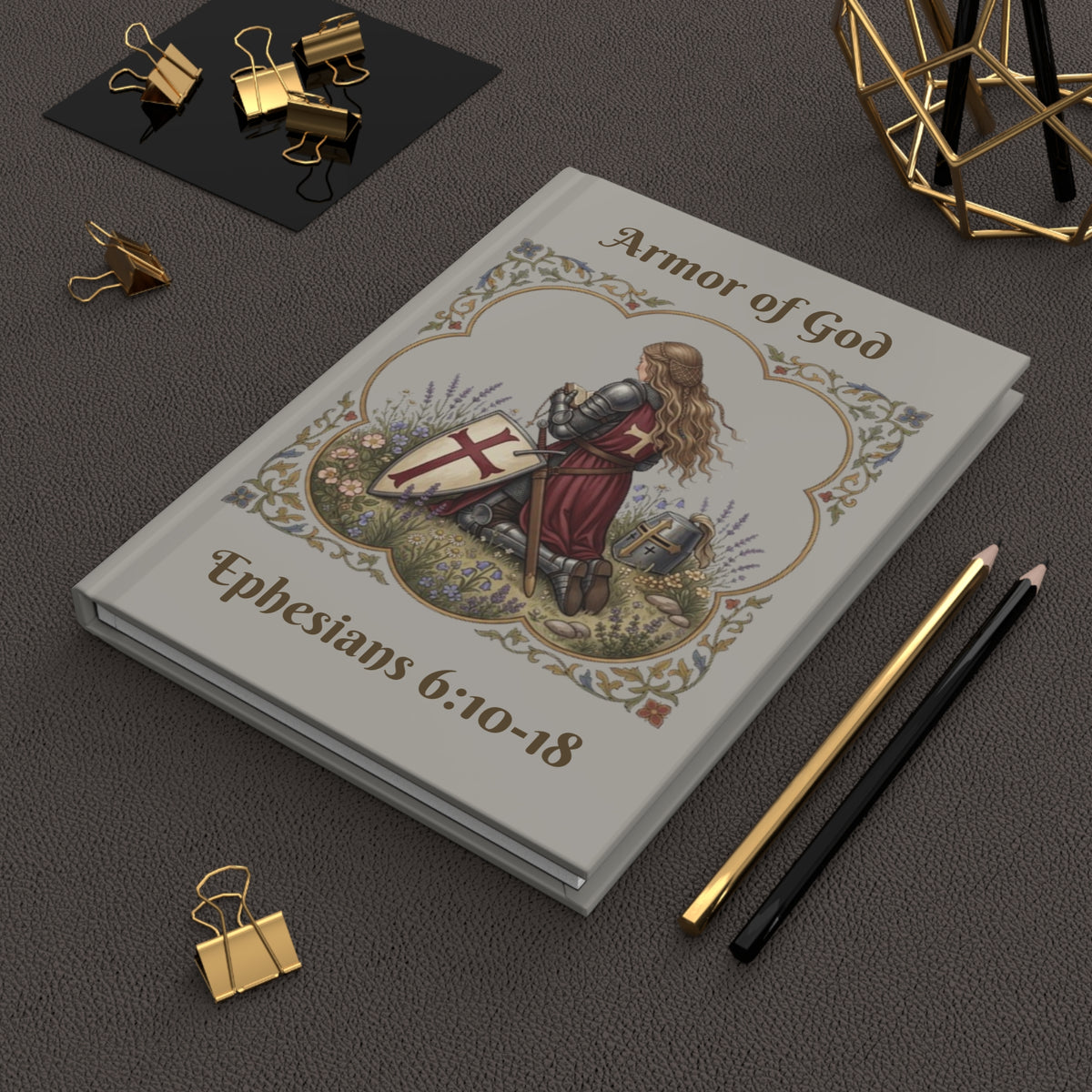 Armor of God Hardcover Journal — Ephesians 6:10-18 Lined Prayer & Devotional Notebook