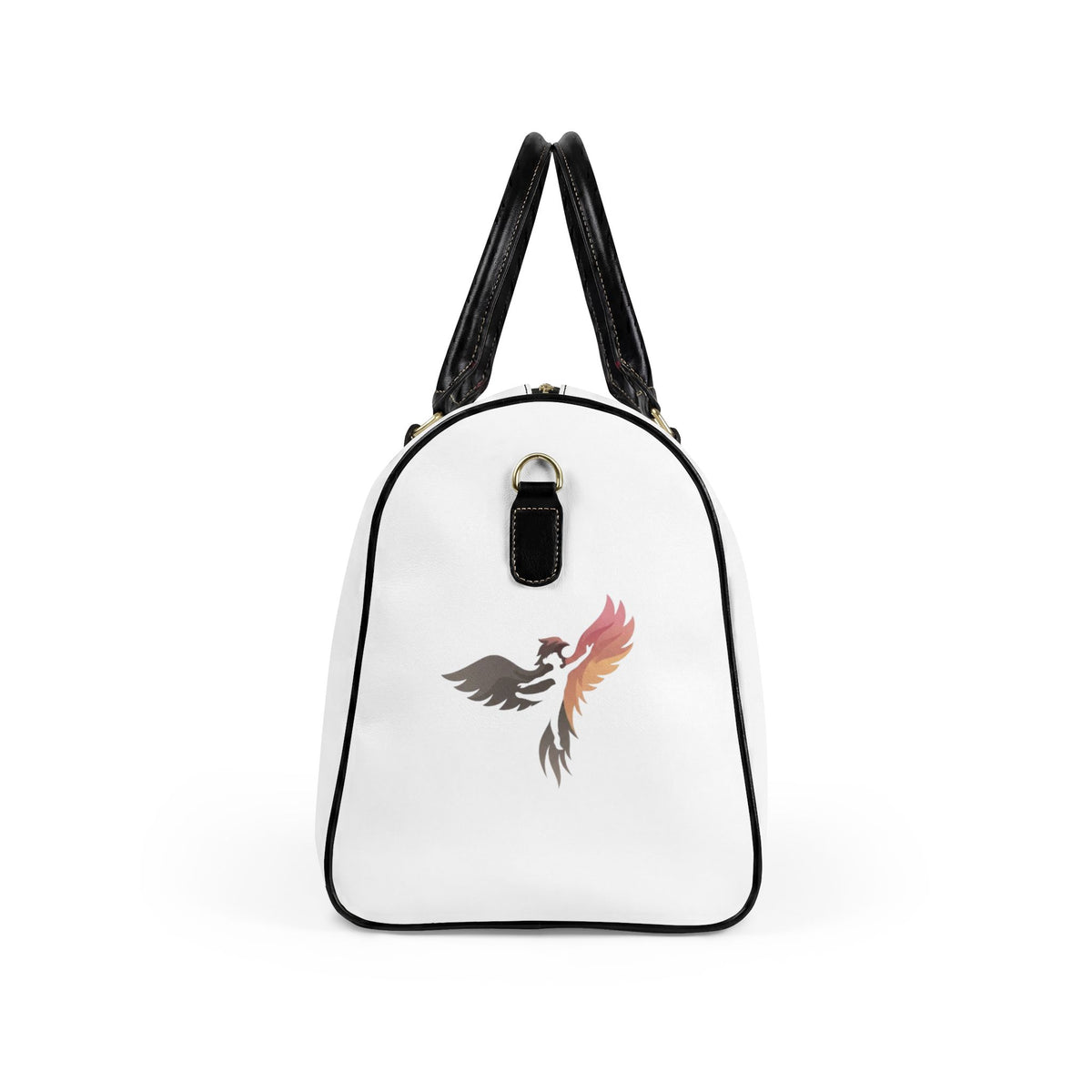Rise Anew Faux Leather Travel Bag – Inspirational Phoenix Weekender Duffel