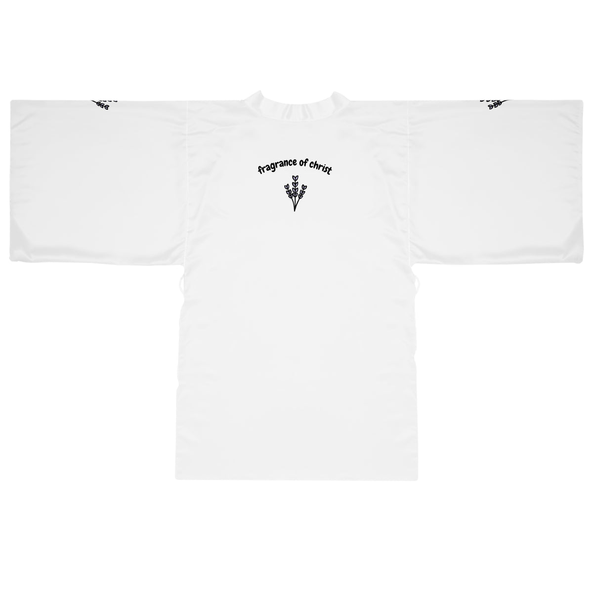 Kimono Robe — 'Fragrance of Christ' Minimal White Spiritual Robe