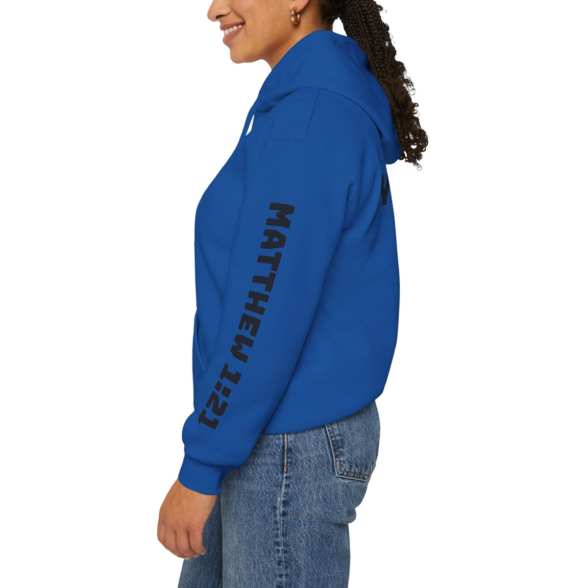 Yeshua Saves Christian Cross Hoodie