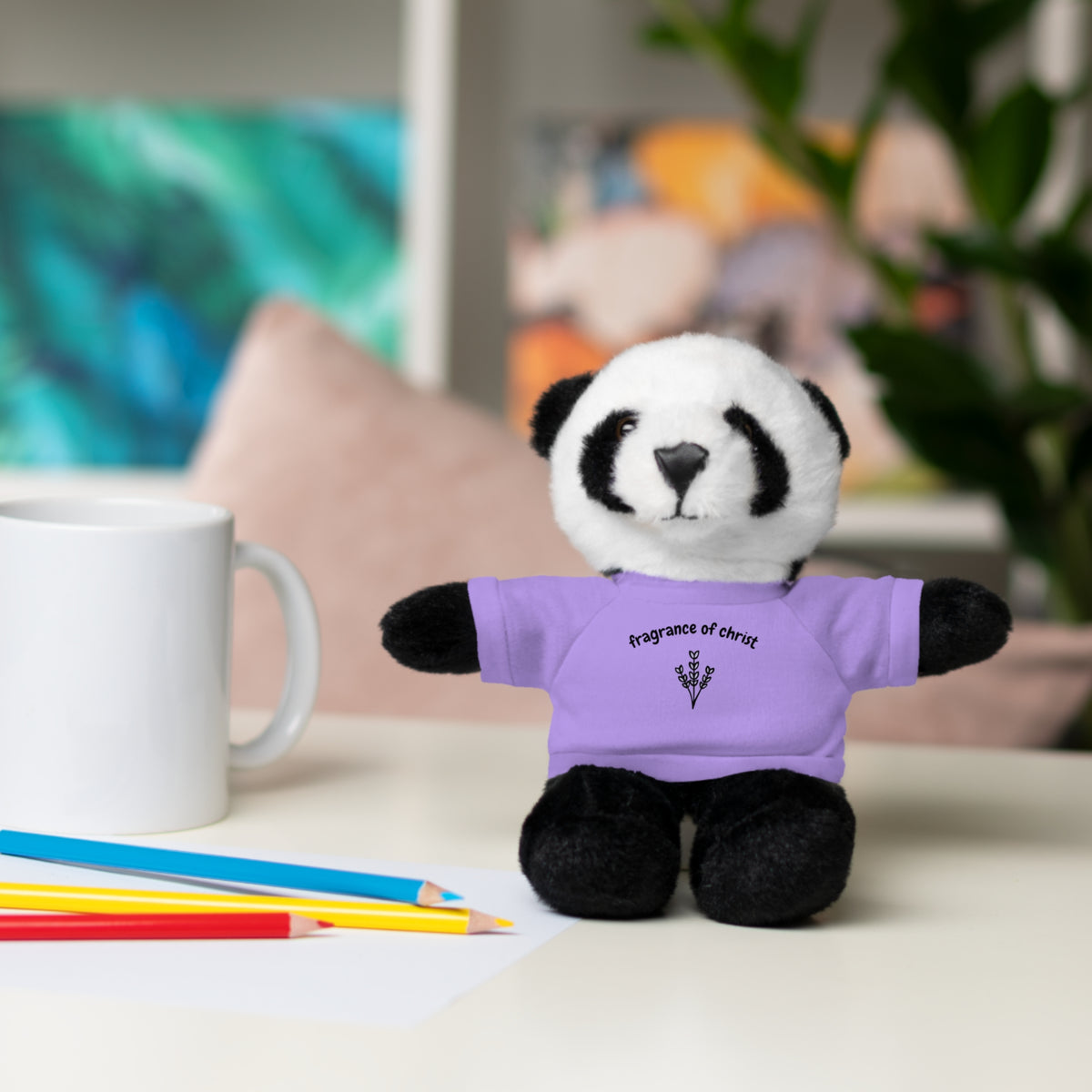 Lavender "Fragrance of Christ" Plush Bear with Tee