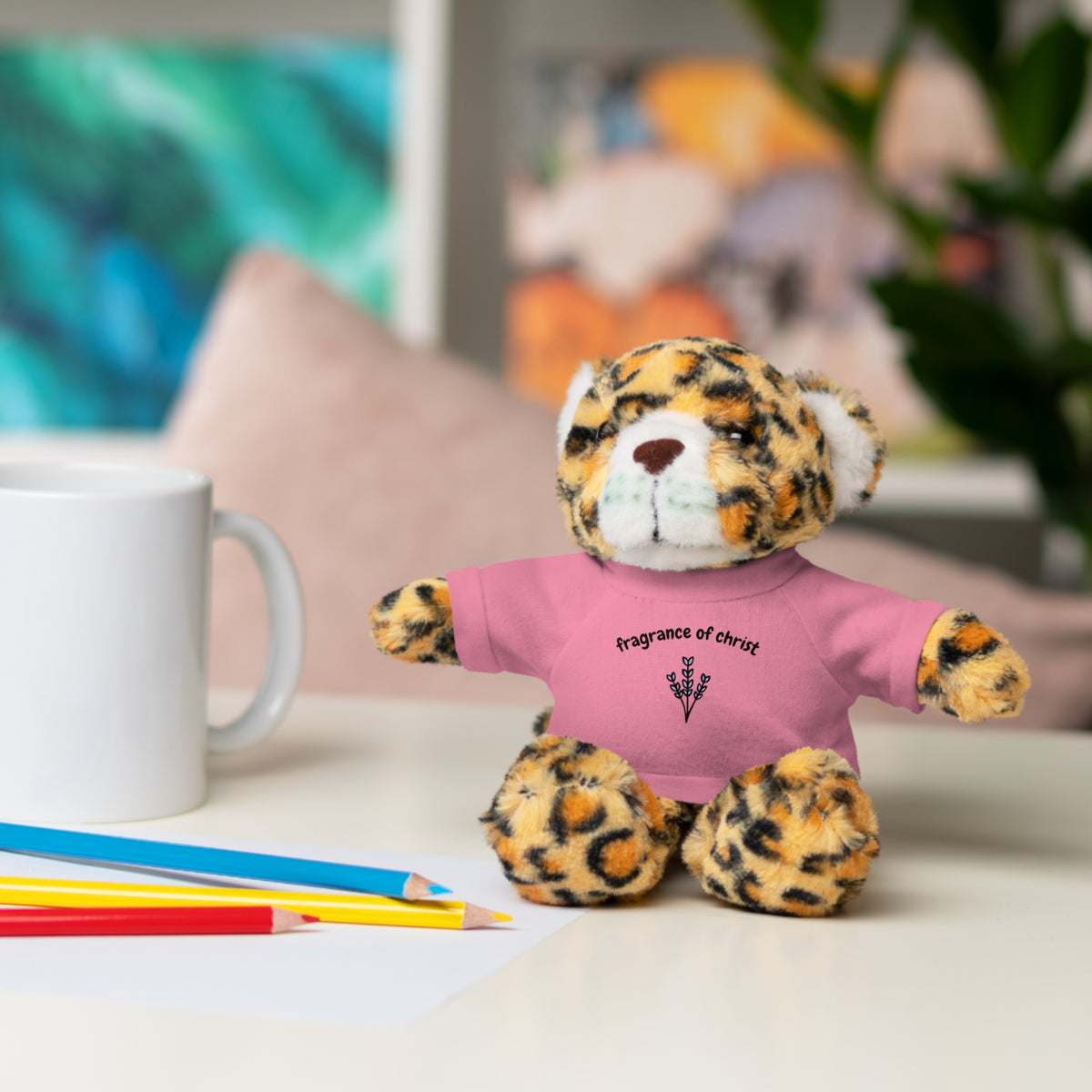 Lavender "Fragrance of Christ" Plush Bear with Tee