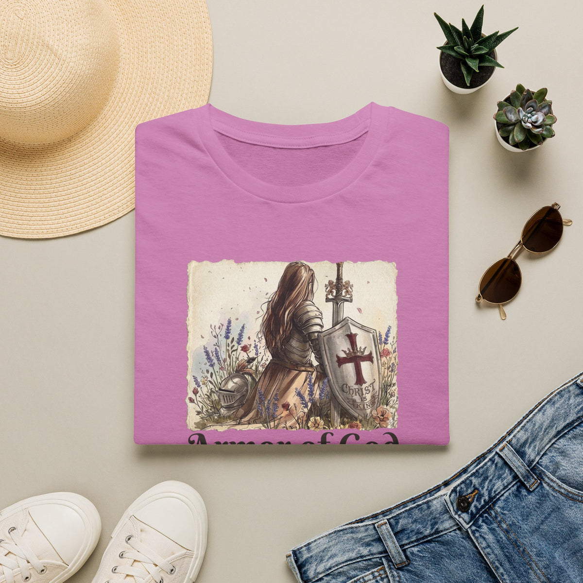 Armor of God T‑Shirt — Christian Faith Warrior Tee