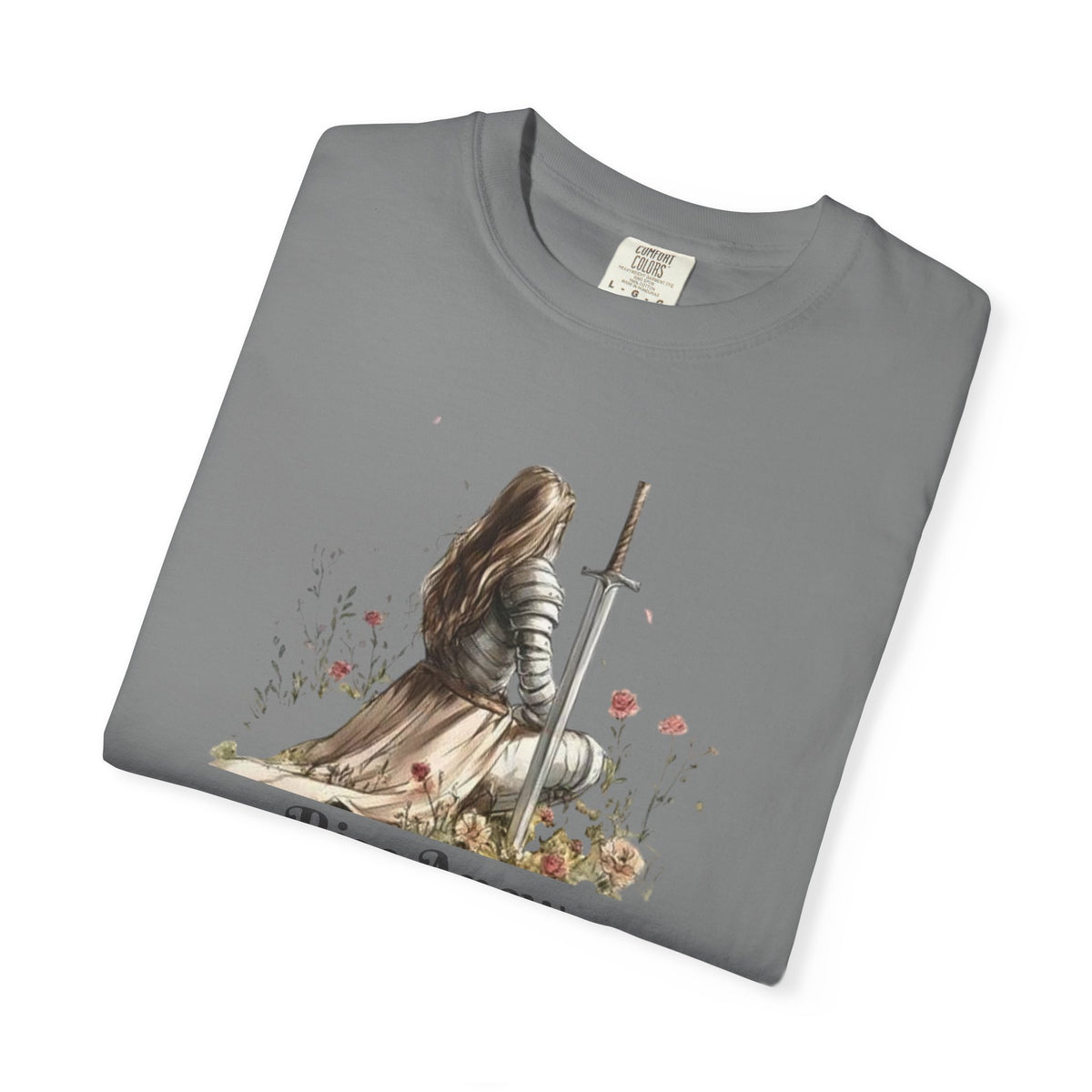 T-Shirt — "Rise Anew" Knight & Phoenix Inspirational Christian Tee