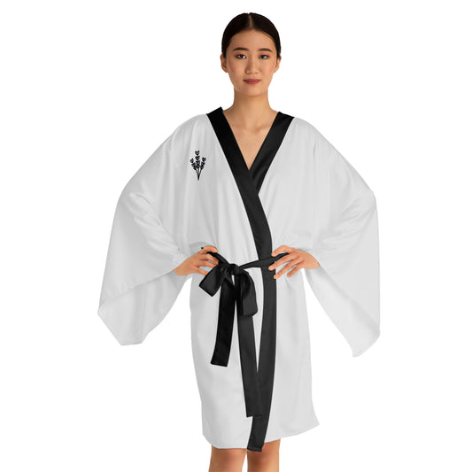 Kimono Robe — 'Fragrance of Christ' Minimal White Spiritual Robe