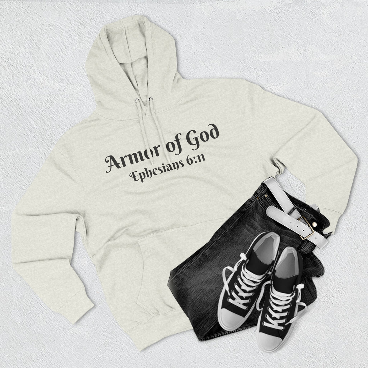 Armor of God Christian Fleece Hoodie