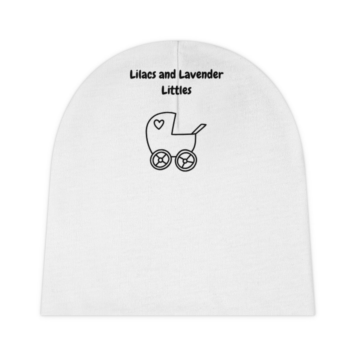 Lilacs and Lavender Littles Baby Beanie – Cute Newborn Pram Hat