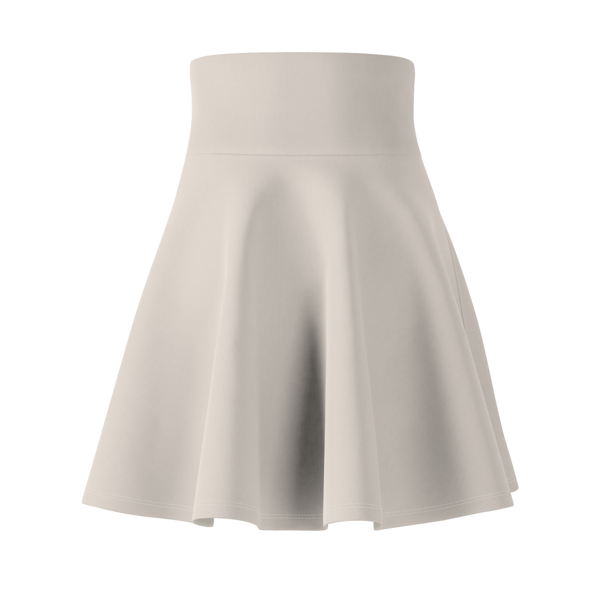 Floral Minimalist High-Waist Skater Skirt