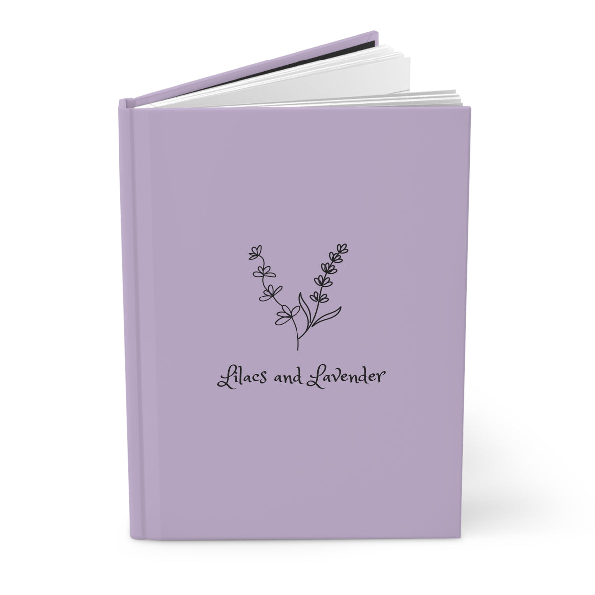 Lilaca & Lavender Hardcover Journal — Lined Christian Prayer Notebook with Psalm 46:10