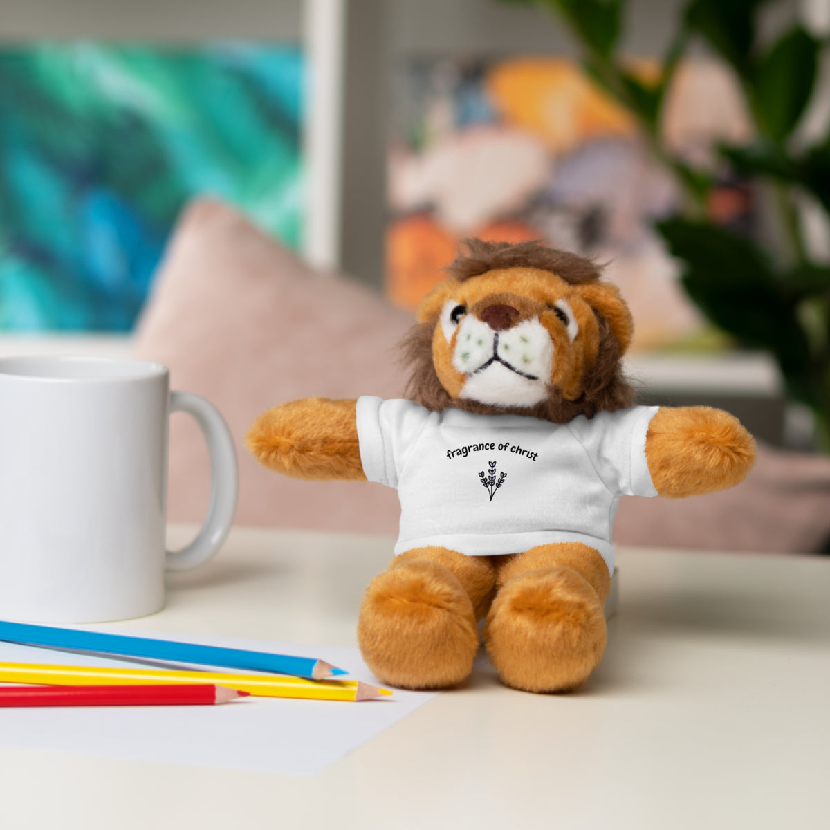 Lavender "Fragrance of Christ" Plush Bear with Tee